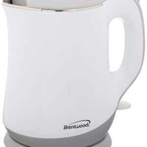 Brentwood KT-1610 1L Cordless Plastic Tea Kettle