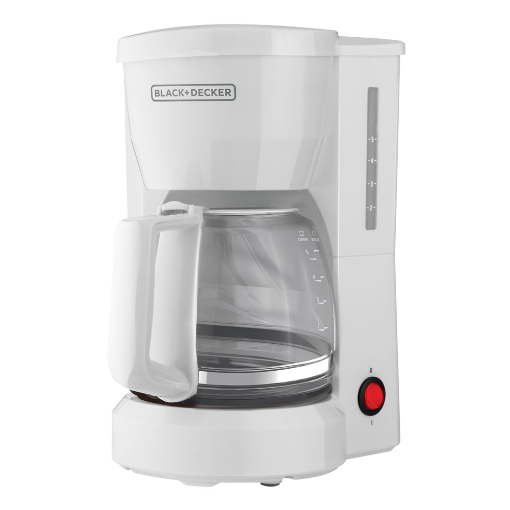 Black And Decker 5-Cup Coffee Maker - White